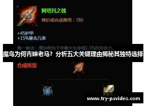 魔鸟为何青睐老马?分析五大关键理由揭秘其独特选择 魔鸟为何青睐老马?分析五大关键理由揭秘其独特选择