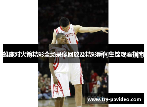 雄鹿对火箭精彩全场录像回放及精彩瞬间集锦观看指南