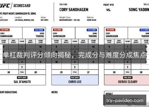 单杠裁判评分倾向揭秘，完成分与难度分成焦点